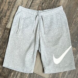 Nike Gray Fleece Athletic Shorts
